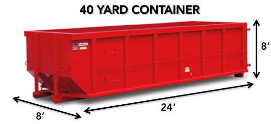 40 Yard Roll-Off Container